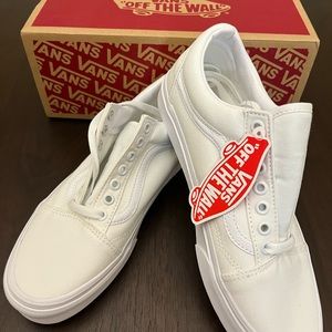 Vans Old Skool White Shoes (New)